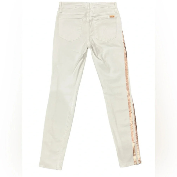 Joe’s Jeans Flawless “The Icon” white and rose gold size 26 - Picture 2 of 9